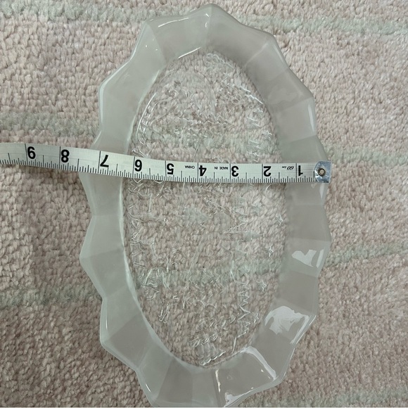 Vintage Mikasa Silent Night Glass Candy Dish Christmas Holidays Santa - Picture 5 of 10